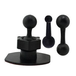 isaddle ch370 3m adhesive sticky mount holder for all garmin nuvi gps navigator - car dashboard/desk mount holder with exclusive 17mm ball connection