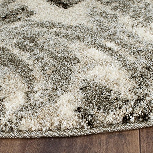 SAFAVIEH Retro Collection Accent Rug - 2'6" x 4', Light Grey & Grey, Modern Abstract Design, Non-Shedding & Easy Care, Ideal for High Traffic Areas in Entryway, Living Room, Bedroom (RET2139-7980)