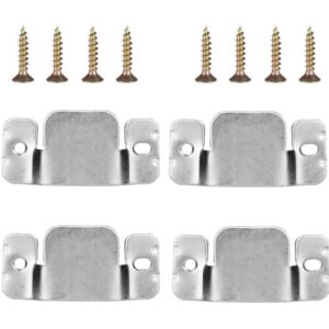 mudder universal sectional couch bracket sofa interlocking sofa connector bracket couch sectional connectors with screws sectional sofa clips, 4 pieces