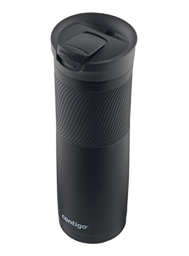 Contigo Steel Travel Mug, 24 oz, Matte Black