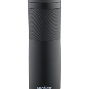 Contigo Steel Travel Mug, 24 oz, Matte Black