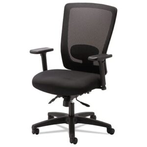 Alera ALENV41M14 Envy Series Mesh High-Back 250 lbs. Capacity Multifunction Chair - Black