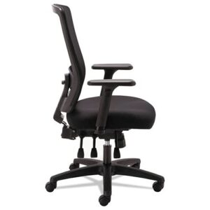 Alera ALENV41M14 Envy Series Mesh High-Back 250 lbs. Capacity Multifunction Chair - Black