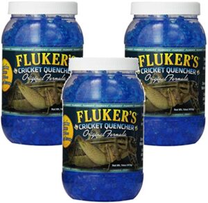 (3 pack) fluker's 16-ounce cricket quencher original formula