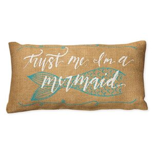 the country house collection small burlap nautical mermaid pillow