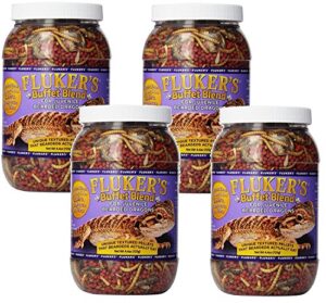fluker's buffet blend food for juvenile bearded dragons 4.4 ounce jars (4 pack)