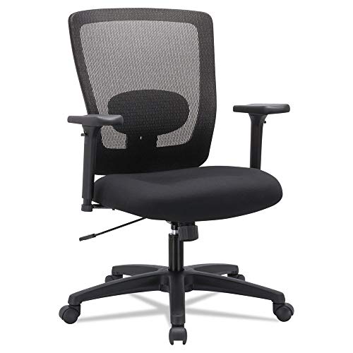 Alera ALENV42B14 Envy Series Mesh Mid-Back Swivel/tilt Chair, Black