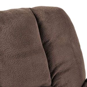 Christopher Knight Home Gannon Fabric Gliding Recliner, Chocolate 42.52D x 38.58W x 40.94H in