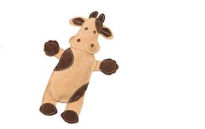 spot ethical pets dura-fused leather assorted barnyard animals dog toys, 11" for medium breeds