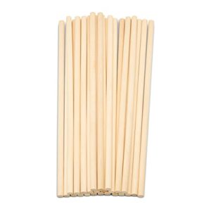 dowel rods wood sticks wooden dowel rods - 1/4 x 12 inch unfinished hardwood sticks - for crafts and diyers - 25 pieces by woodpeckers