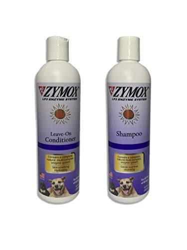 Zymox Itch 12oz Relief Shampoo and 12oz Conditioning Rinse Bundle, Both with Vitamin D3