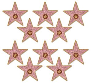 beistle mini star cutouts, 5", multicolor