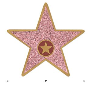 Beistle Mini Star Cutouts, 5", Multicolor