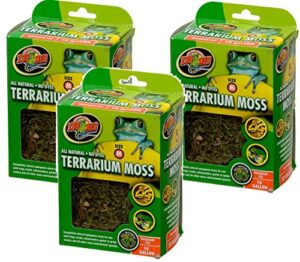 zoo med terrarium moss 10 gallon (pack of 3)