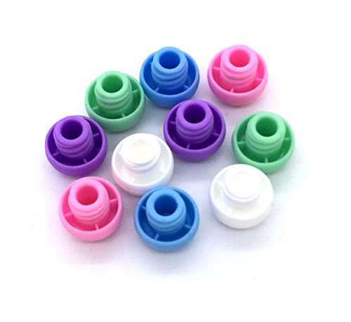 DryFur Syringe Caps for Pets fit Slip leur and Lock luer Blue (100 caps)