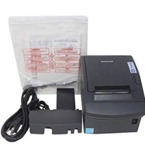 Bixolon SRP-350PLUSIIICOBIG Thermal Printer with Power Supply and USB Cable, Bluetooth Wi-Fi/USB/Ethernet, Black