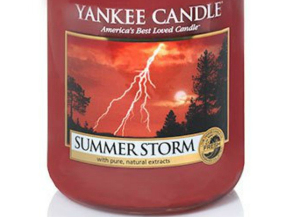 Yankee Candle Summer Storm Large Jar Candle, Fresh Scent