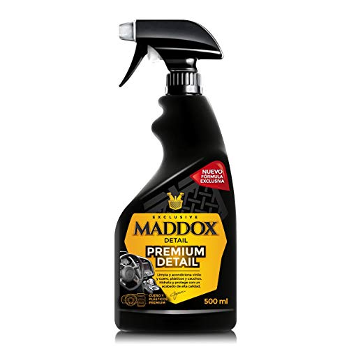 Maddox Detail - Premium Detail - Dashboard Cleaner with Polish. Vinyl & Rubber Care. SHINY Finish, Non-greasy. No Silicones. Car Cleaning Products (500 ml).