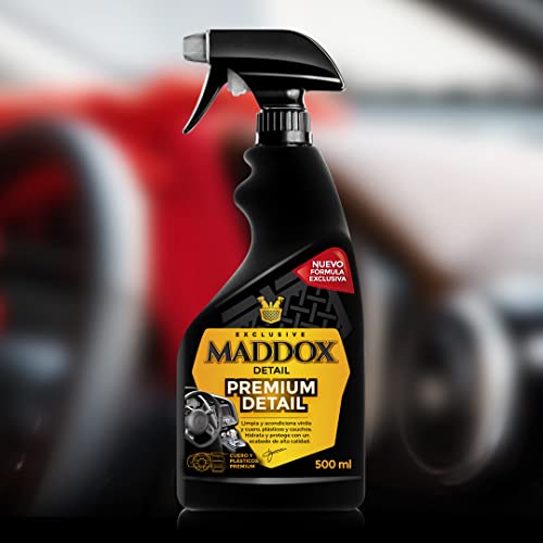 Maddox Detail - Premium Detail - Dashboard Cleaner with Polish. Vinyl & Rubber Care. SHINY Finish, Non-greasy. No Silicones. Car Cleaning Products (500 ml).