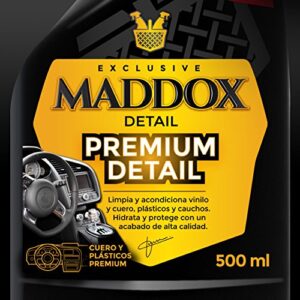 Maddox Detail - Premium Detail - Dashboard Cleaner with Polish. Vinyl & Rubber Care. SHINY Finish, Non-greasy. No Silicones. Car Cleaning Products (500 ml).