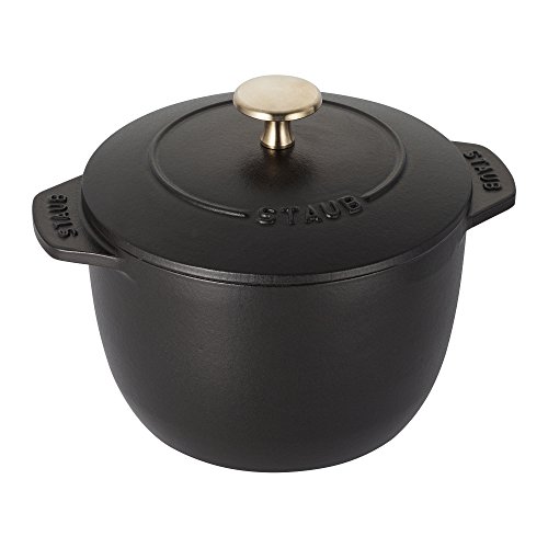 Staub Cast Iron 1.5-qt Petite French Oven - Matte Black, Made in France