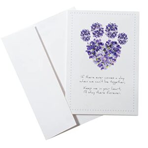 Dog Speak If There Ever Comes A Day... Sympathy and Memorial Card