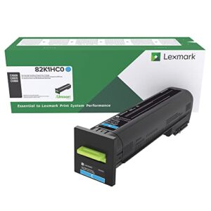 Lexmark 82K1HC0 Unison Toner Cartridge, Cyan