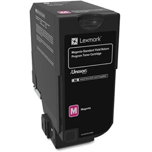 lexmark 74c1sm0 magenta toner cartridge for cs720, cs725, cx725
