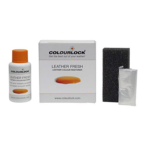 COLOURLOCK Leather Fresh Dye DIY Repair Colour, dye, Restorer for Scuffs, Small Cracks on car Seats, Sofas, Bags, settees and Clothing