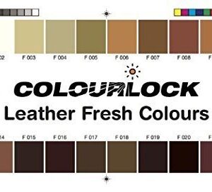 COLOURLOCK Leather Fresh Dye DIY Repair Colour, dye, Restorer for Scuffs, Small Cracks on car Seats, Sofas, Bags, settees and Clothing