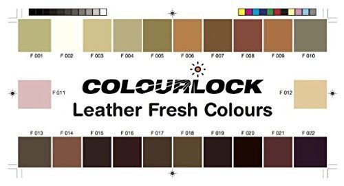 COLOURLOCK Leather Fresh Dye DIY Repair Colour, dye, Restorer for Scuffs, Small Cracks on car Seats, Sofas, Bags, settees and Clothing