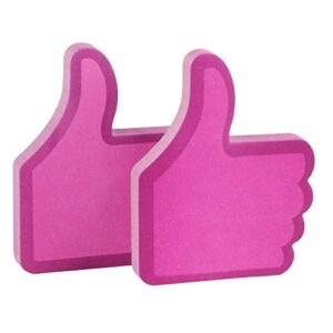 eagle 100 sheet sticky notes - thumbs up red