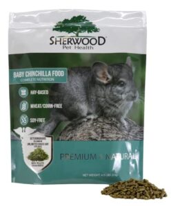 sherwood pet health baby chinchilla food - 4.5 lb.