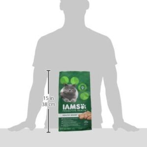IAMS PROACTIVE HEALTH Healthy Senior Dry Cat Food with Chicken Cat Kibble, 3.5 lb. Bag