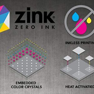 Polaroid 2x3 inch Premium Zink Photo Paper (100 Sheets) Compatible with Polaroid Snap, Snap Touch and Zip.