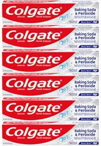 colgate baking soda and peroxide whitening toothpaste - 8 ounce (6 pack)