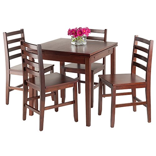 Winsome Pulman Dining, 48.03" W x 29.92" D x 29.29" H, Walnut