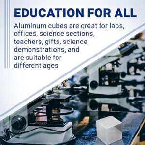 Aluminum Cube - 1.5" | 150g Aluminum Block