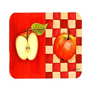 caroline's treasures whw0122lcb apple by ute nuhn glass cutting board large decorative tempered glass kitchen cutting and serving board large size chopping board