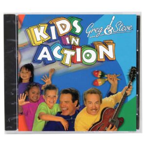 greg & steve productions ym-017cd greg & steve: kids in action cd