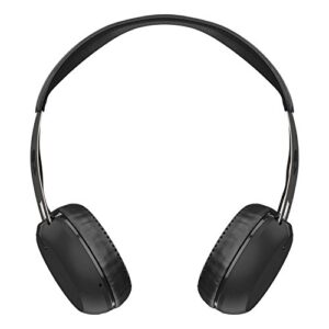 Skullcandy Grind Bluetooth Wireless On-Ear Headphones with Built-In Mic and Remote, Black/Chrome