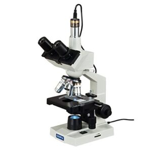 OMAX 40X-2000X Lab Trinocular Compound LED Microscope with 1.3MP Camera