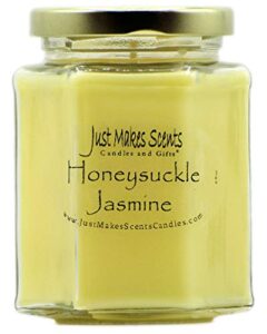 honeysuckle jasmine | spring and summer floral fragrance | hand poured in the usa by just makes scents
