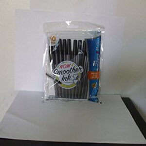 Paper Mate (Pack of 1) Eagle black Ball Point Pens, 10 Pieces per pack.