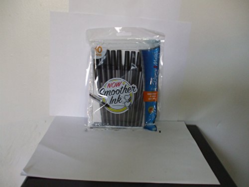 Paper Mate (Pack of 1) Eagle black Ball Point Pens, 10 Pieces per pack.