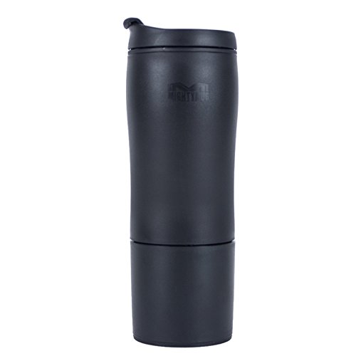 Mighty Mug Biggie Airlock Travel Mug, 16oz, Black