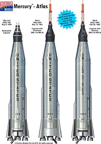 Horizon Models 1/72nd Scale Mercury™-Atlas Plastic Model Kit