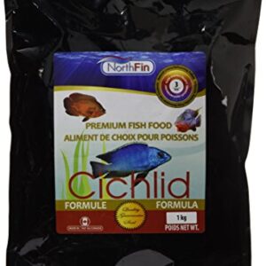 Northfin Premium Cichlid Fish Food - Nutrient-Rich, Color-Enhancing, Slow-Sinking Pellets for Vibrant, Healthy Aquarium Fish - 100g/250g/500g/1kg/2.5kg