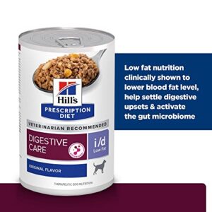 Hill's Prescription Diet i/d Low Fat Digestive Care Original Flavor Wet Dog Food, Veterinary Diet, 13 Ounce (Pack of 12)