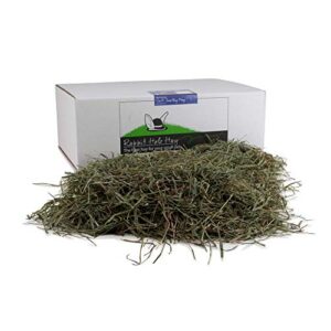rabbit hole hay ultra premium, hand packed soft timothy hay for your small pet rabbit, chinchilla, or guinea pig (10lb)
